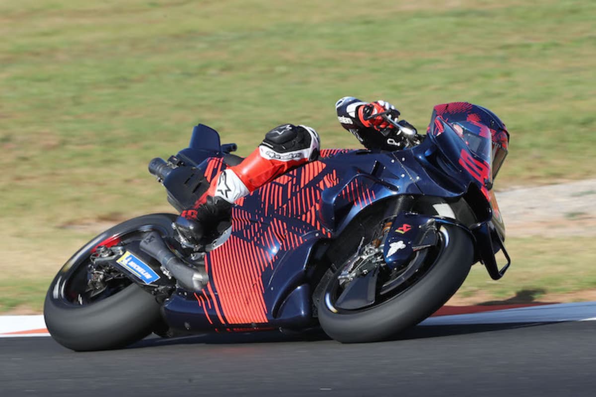 Alvaro Bautistas MotoGP-Test in Misano