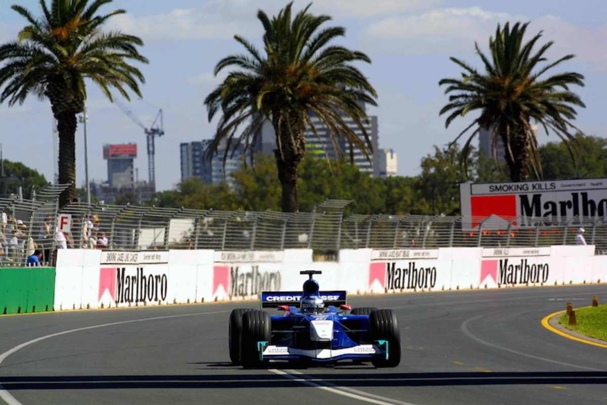 Kimi Räikkönen 2001 im Albert-Park von Melbourne