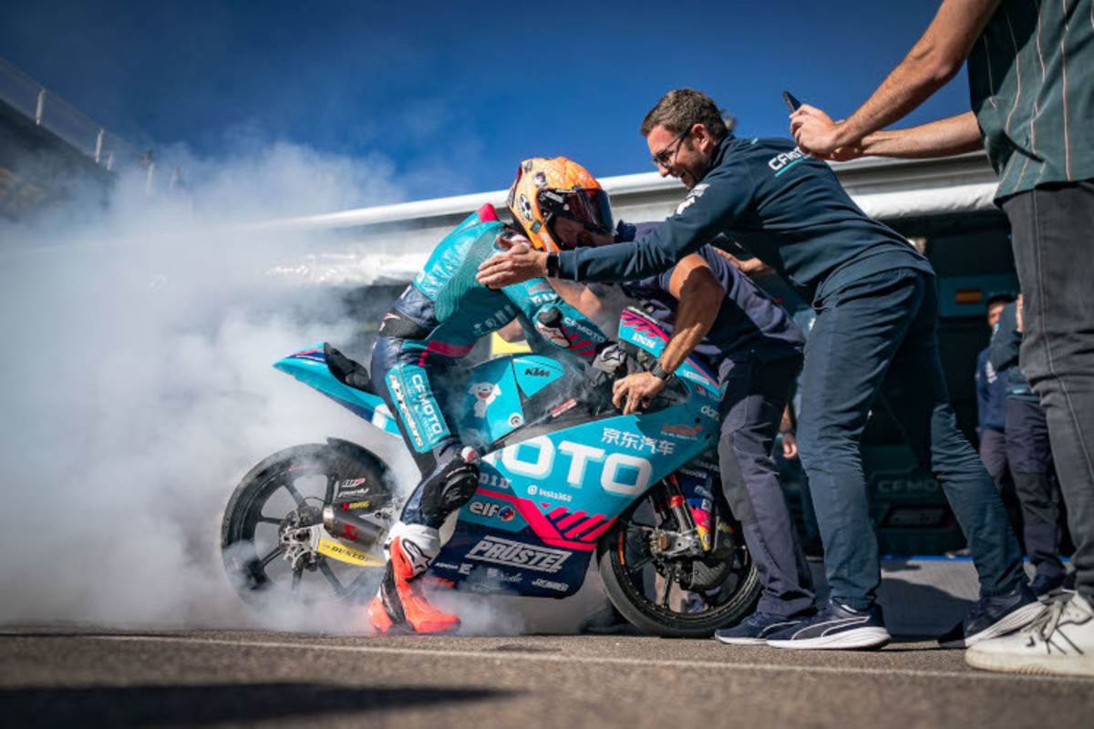 «Der Schock»: Aus und vorbei, alles nur noch Schall und Rauch. Prüstel GP steigt aus der Moto3-WM aus – für mich nach wie vor ein Schock