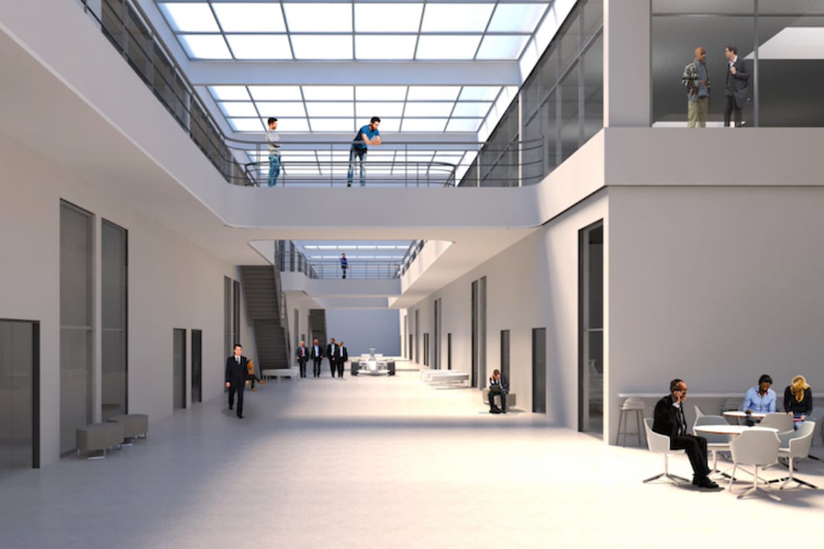 Das neue Werk bietet viel Licht und kurze Wege zwischen den verschiedenen Abteilungen