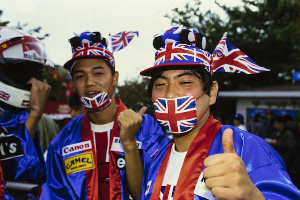 Anhänger von Nigel Mansell 1992