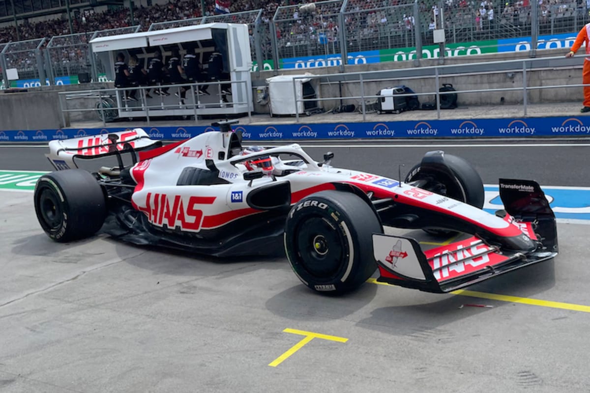 Der verbesserte Haas mit Kevin Magnussen