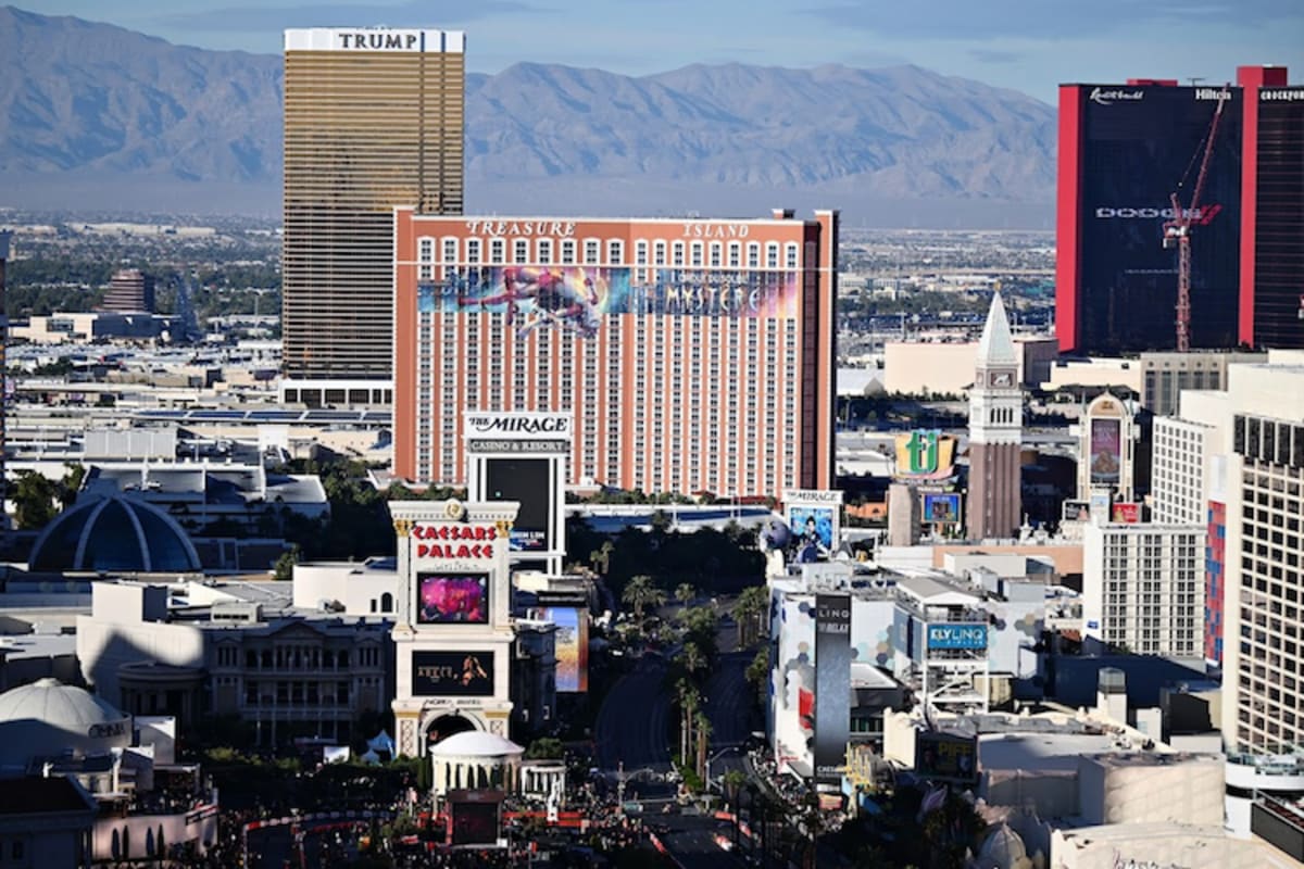 Die Skyline von Las Vegas