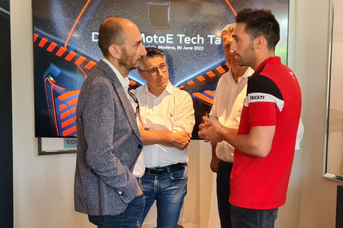 Claudio Domenicali, Vincenzo de Silvio, Roberto Canè und Michele Pirro