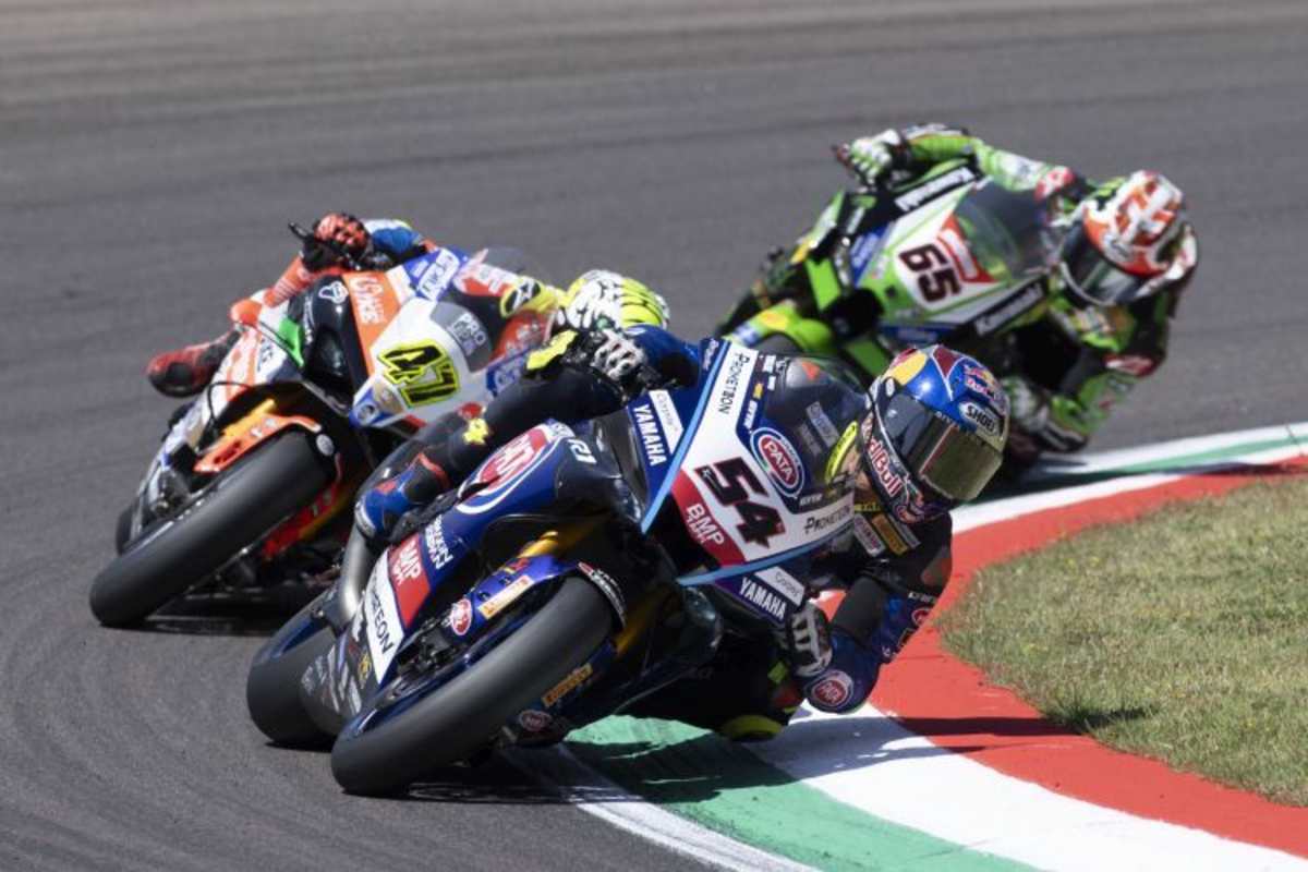 Toprak Razgatlioglu, Axel Bassani & Jonathan Rea