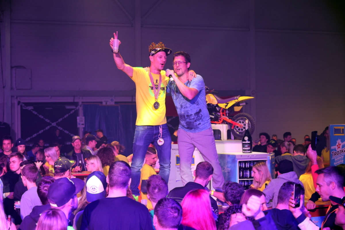 Aegerter feierte seine Erfolge gebührend