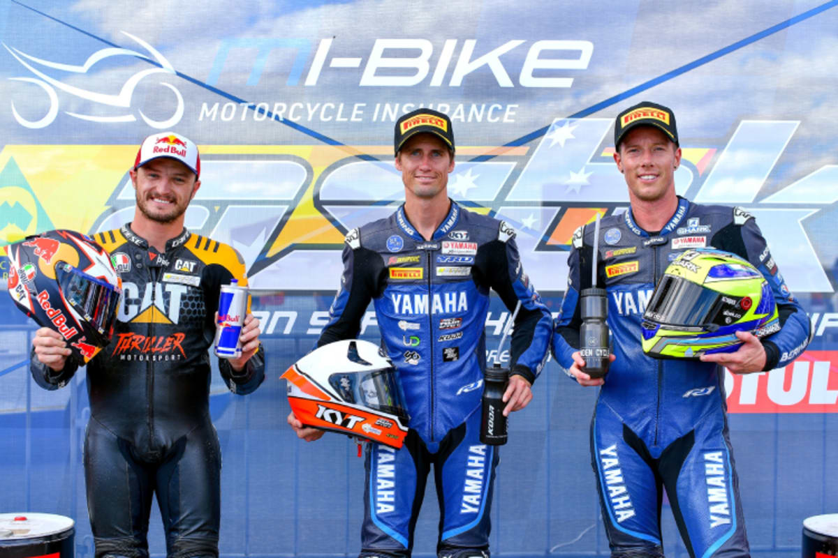 Die Top-3: Mike Jones, Jack Miller, Cru Halliday