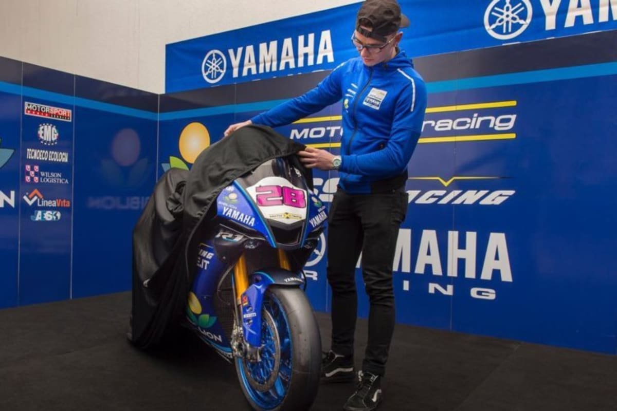 Die Yamaha von Bradley Ray wurde von ihm persönlich enthüllt