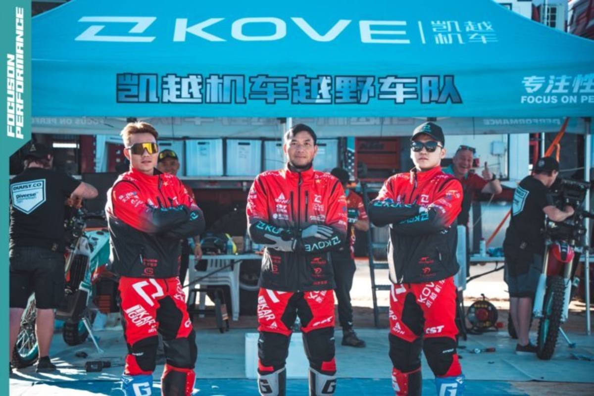 Die drei Dakar-Piloten von Kove