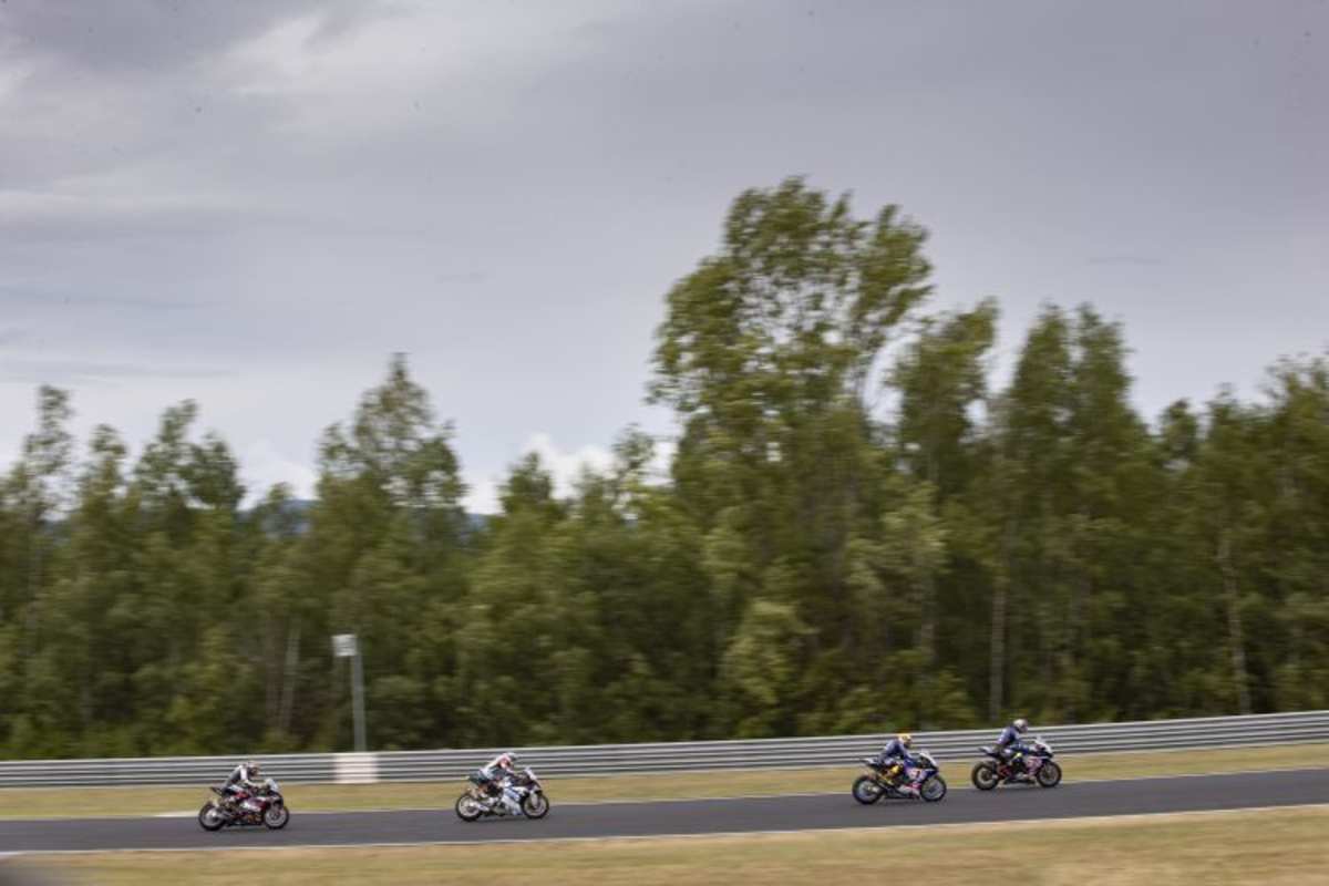 Toprak Razgatlioglu, Andrea Locatelli, Garrett Gerloff & Michael van der Mark