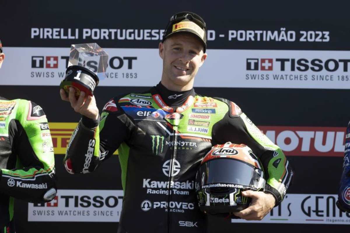 Polesetter Jonathan Rea