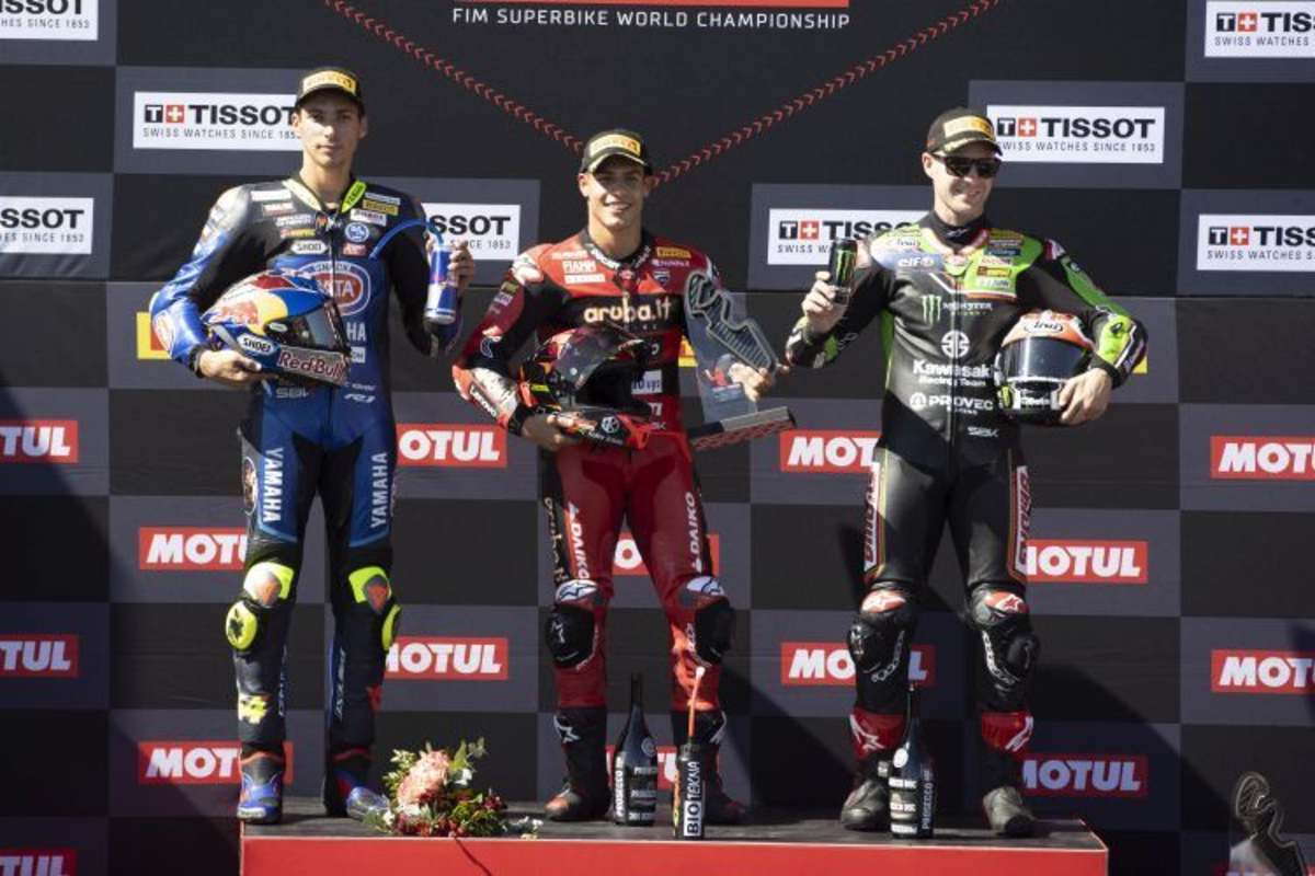 1. Rennen - Toprak Razgatlioglu, Michael Ruben Rinaldi & Jonathan Rea