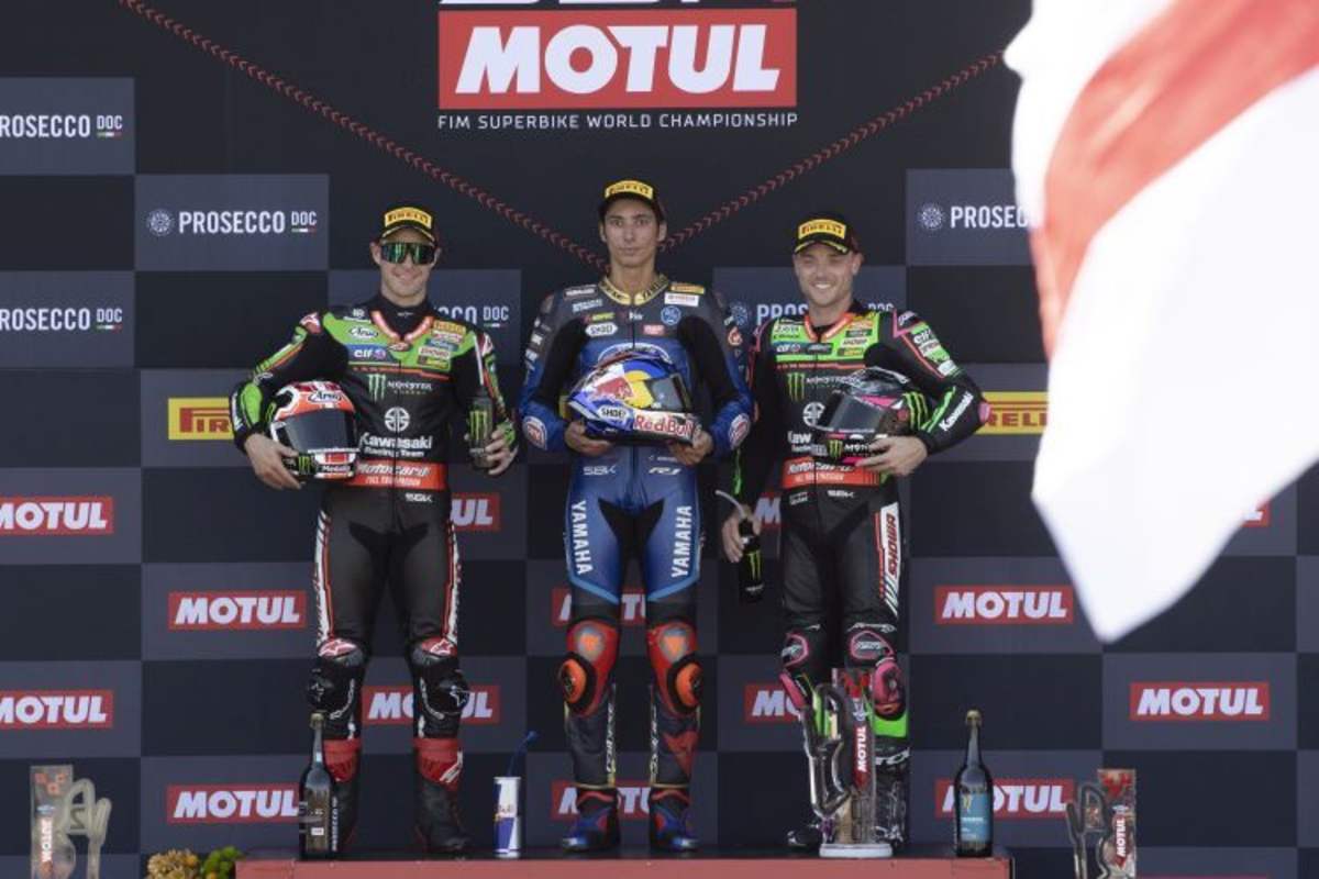 Jonathan Rea, Toprak Razgatlioglu & Alex Lowes