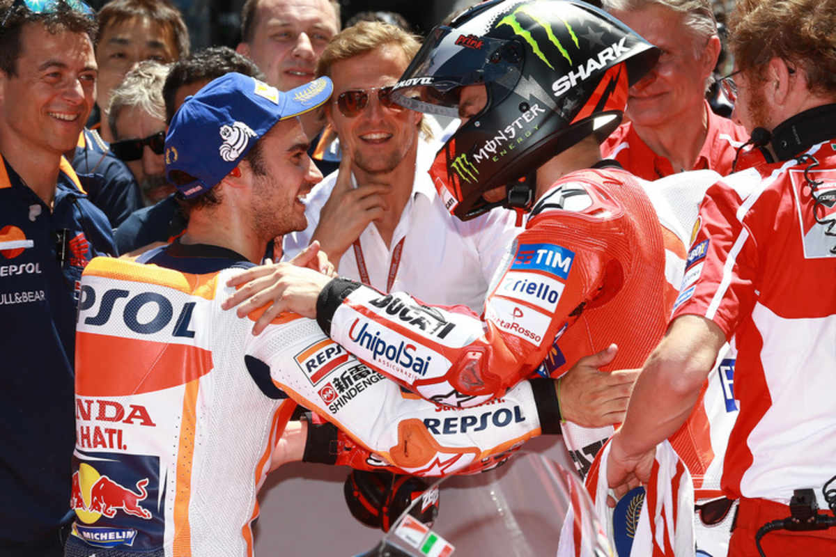 Später kamen die beiden gut miteinander aus, (Bild aus 2017)