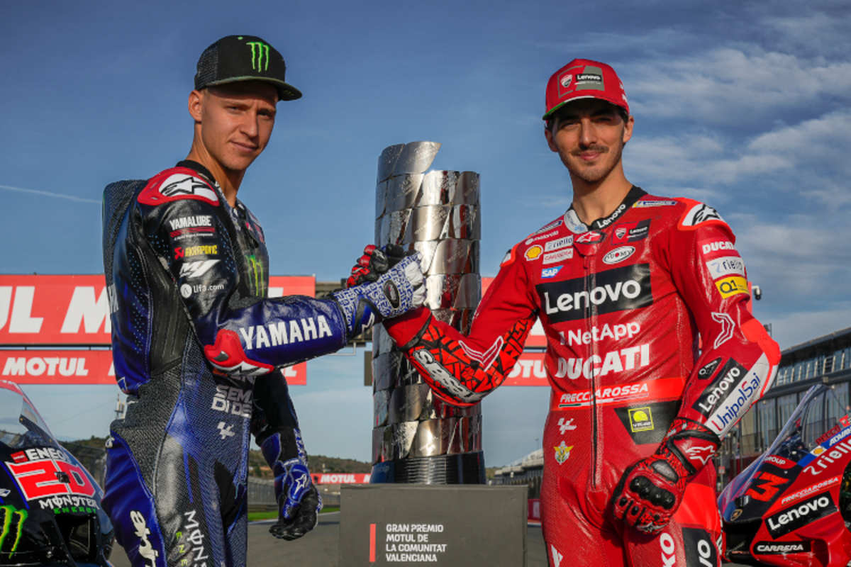 Die großen WM-Rivalen Fabio Quartararo und Pecco Bagnaia