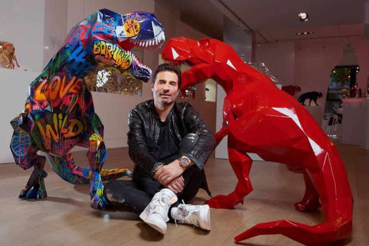 Der französische Künstler Richard Orlinski 