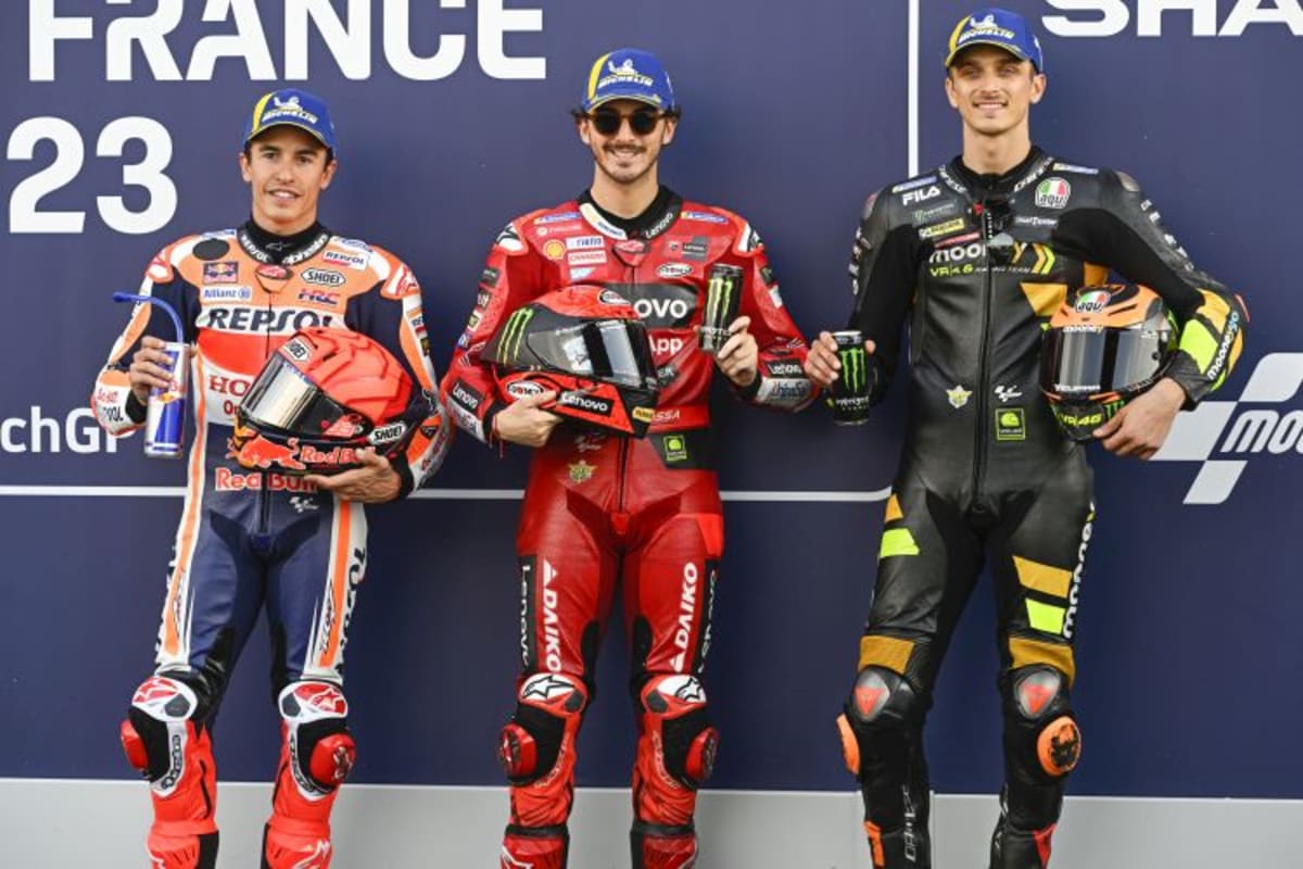 Qualifying - Marc Márquez, Francesco Bagnaia & Luca Marini