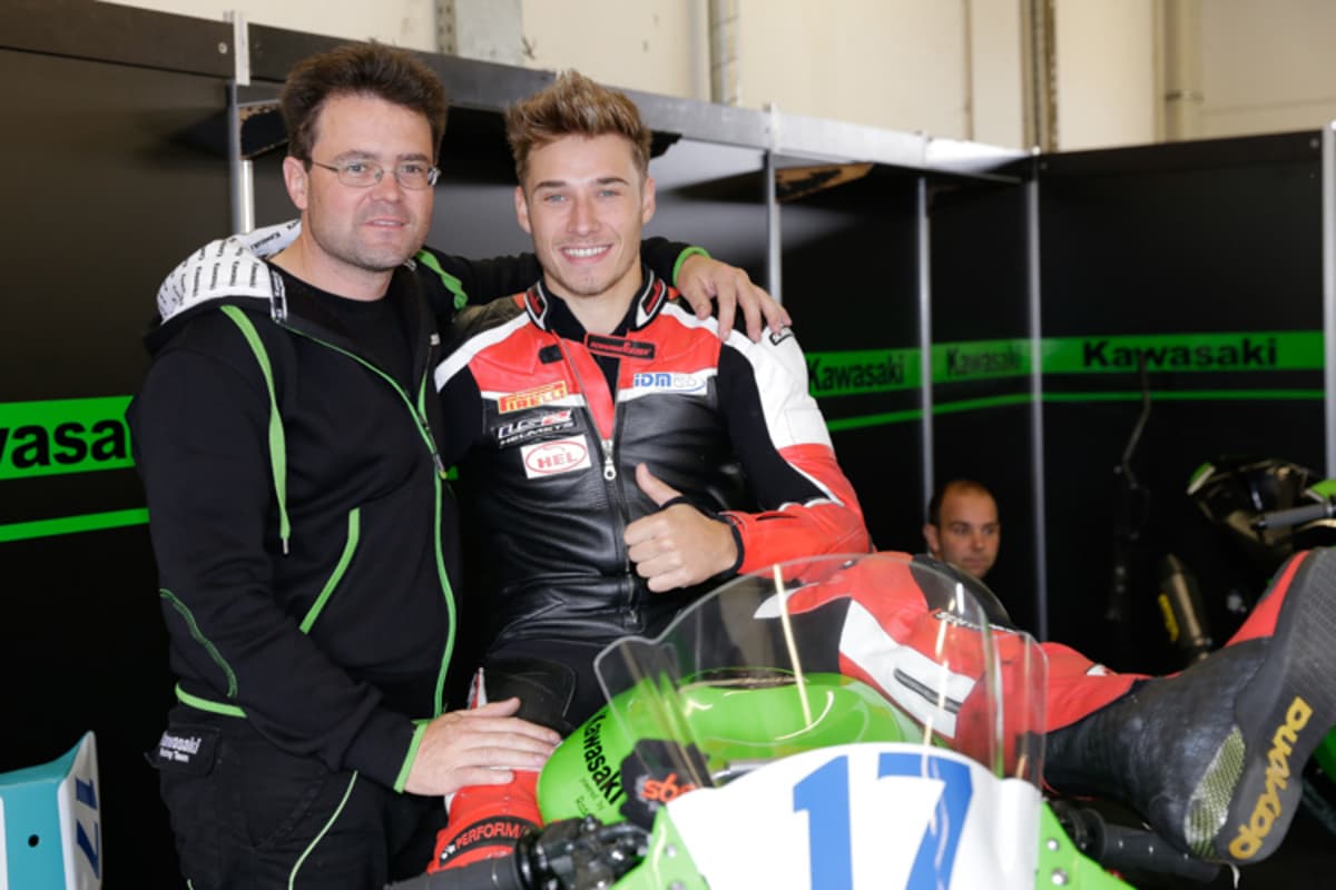 Raschle (li.) mit Manou Antweiler