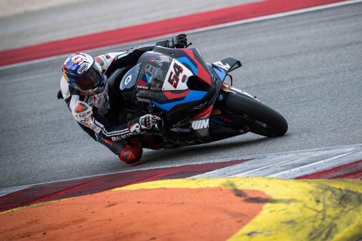 Toprak Razgatlioglu beim ersten Test mit BMW