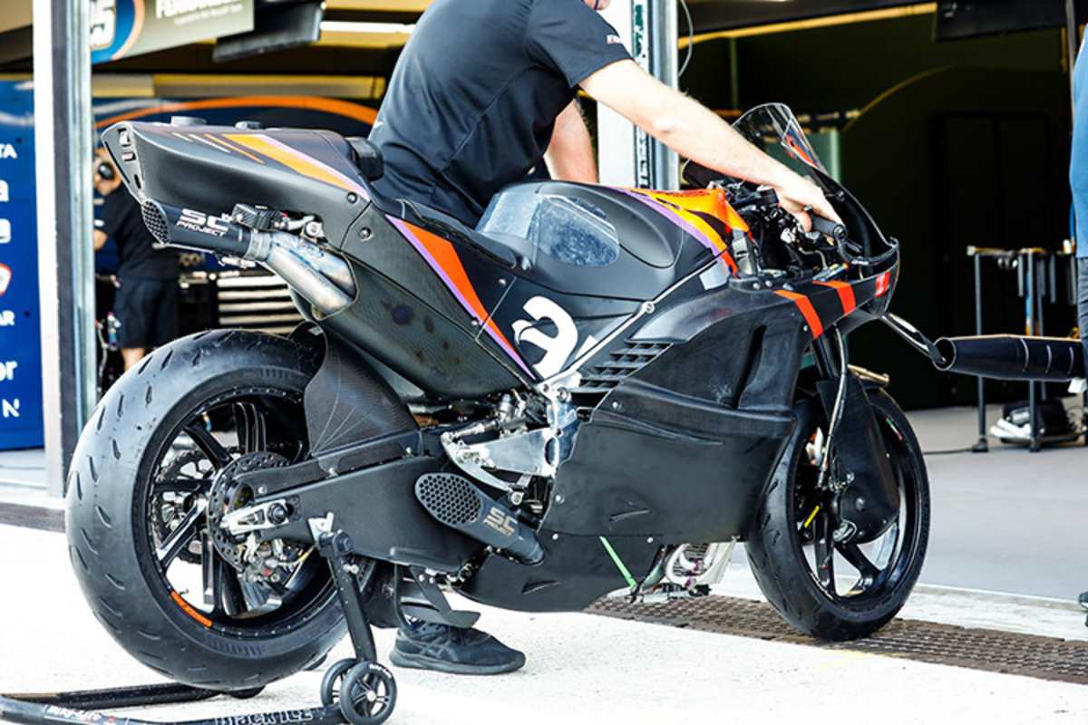 Misano-Test: Oliveira fuhr dort erstmals diese Aprilia RS-GP23