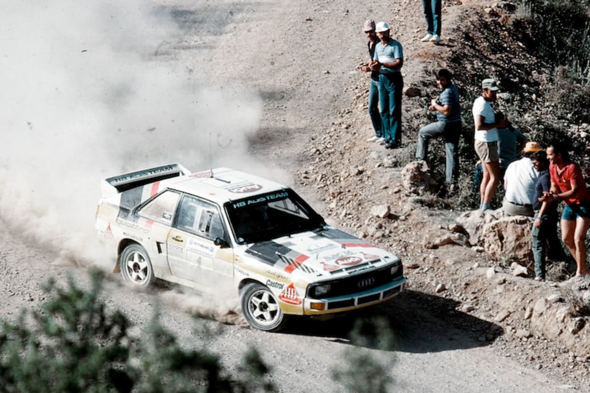 Audi fuhr mit dem Quattro die Konkurrenz in Grund und Boden