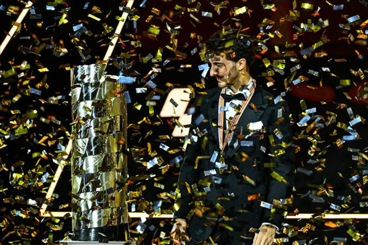 Pecco Bagnaia stand im Mittelpunkt des Abends