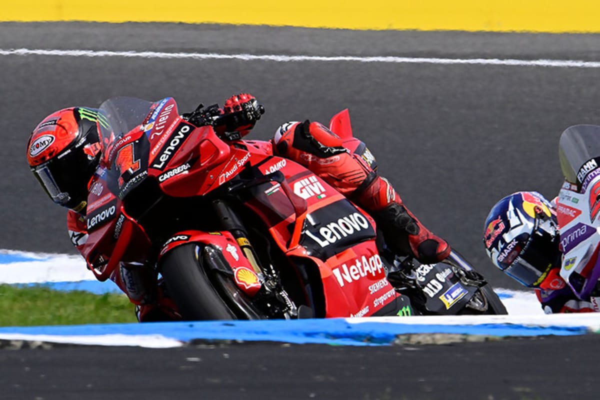 So sieht die aktuelle Aerodynamik bei Bagnaia aus