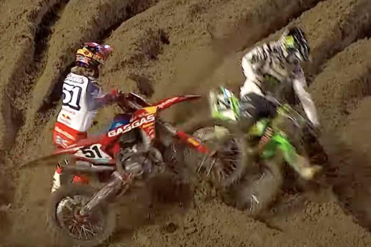 Justin Barcia stürzte im zweiten Lauf