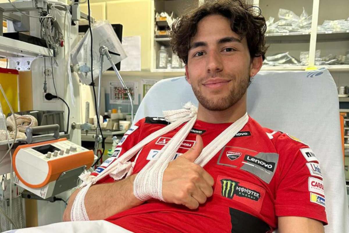 Enea Bastianini brach sich bereits beim WM-Auftakt das Schulterblatt