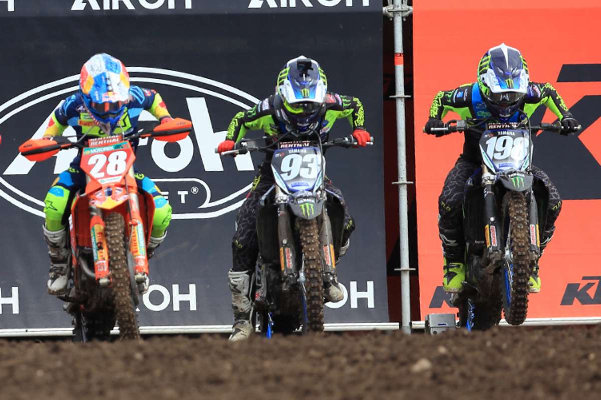 Benistant (#198), Geerts (#93) und Vialle (#28) am Start