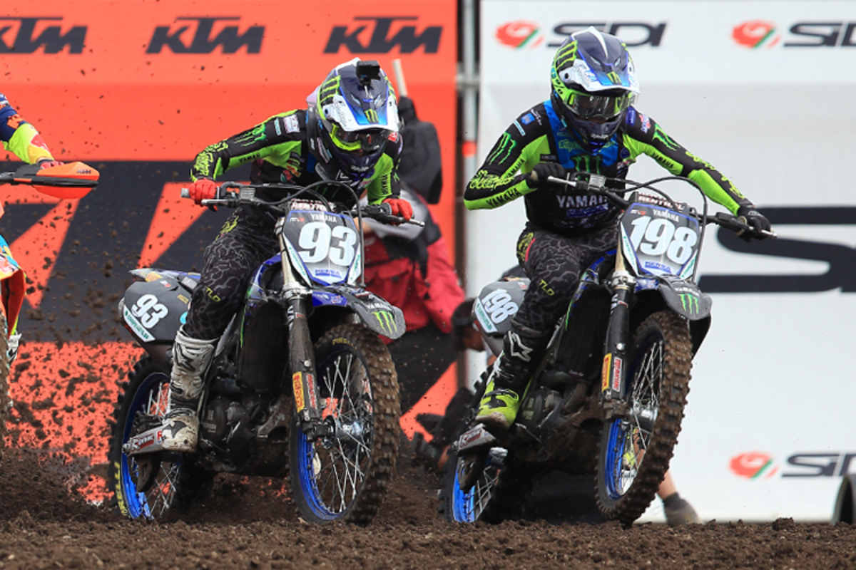 Benistant und Geerts am Start