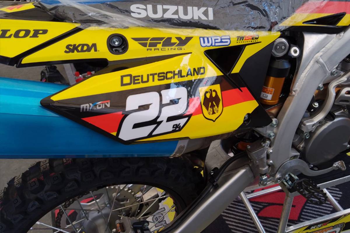 Das Bike von Ken Roczen in Ernée