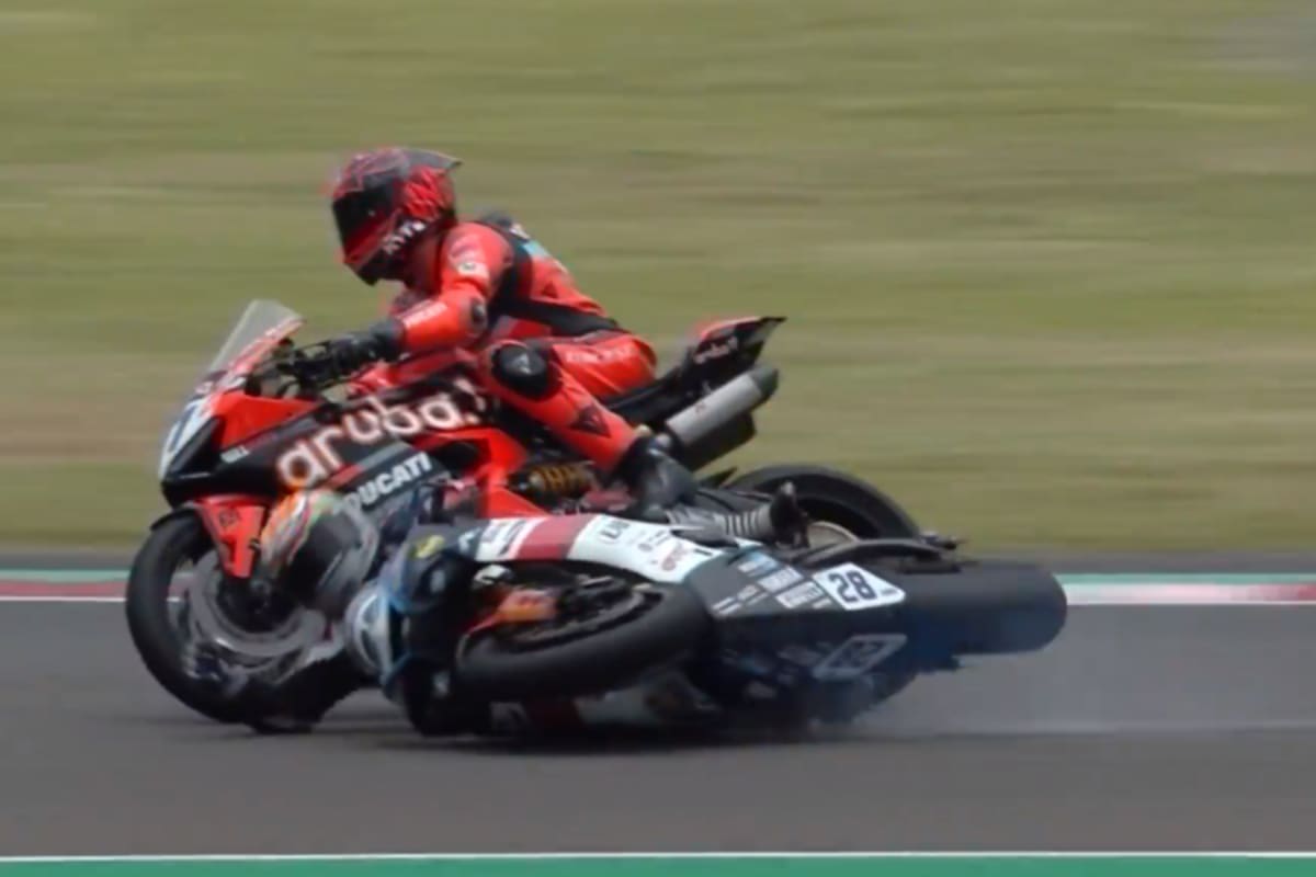 Glenn van Straalen stürzte	