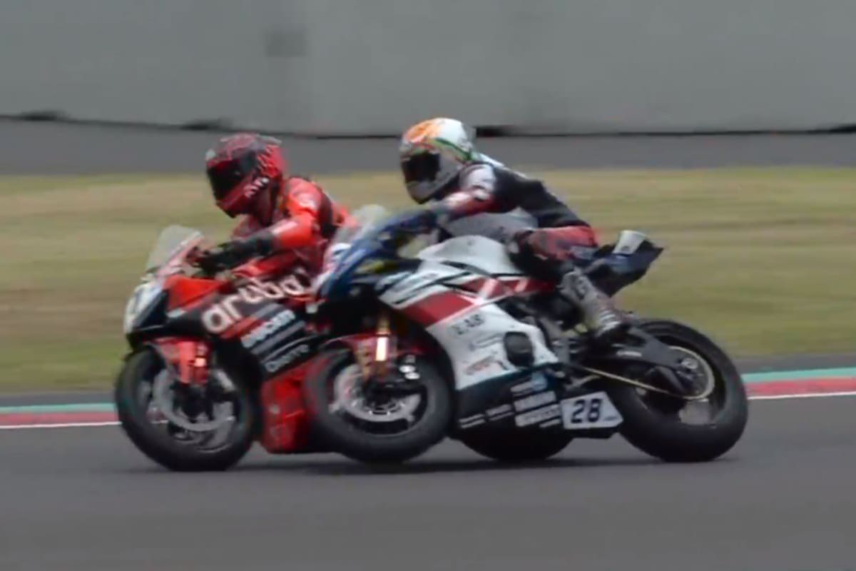 Dann fuhr er aber eine weite Linie und berührte van Straalen