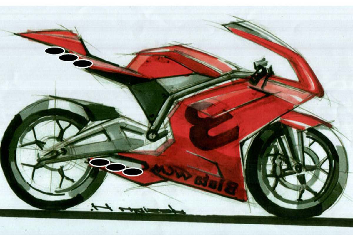 So sollte das Motorrad beim Debüt 2005 aussehen