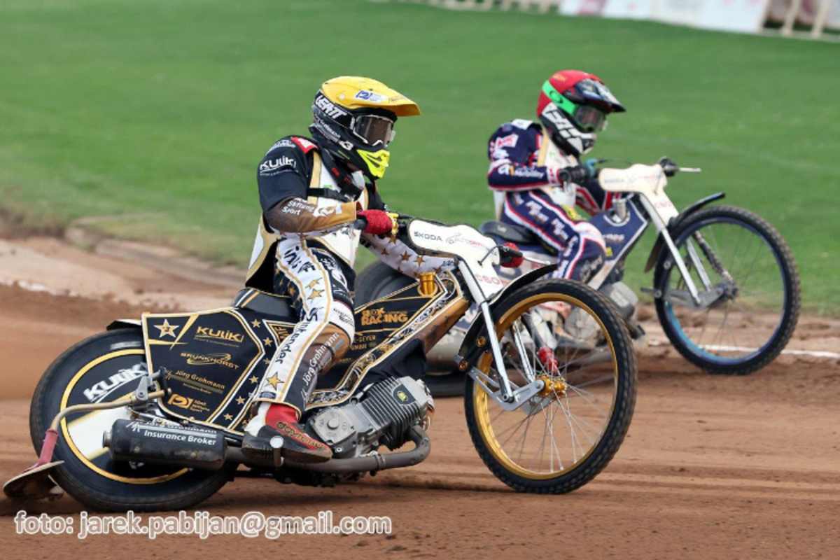Norick Blödorn (gelb) fuhr bis zum Finale hervorragend