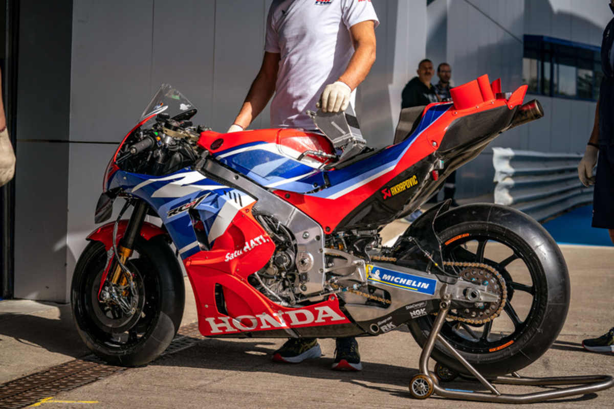 Das Kalex-Chassis in Jerez
