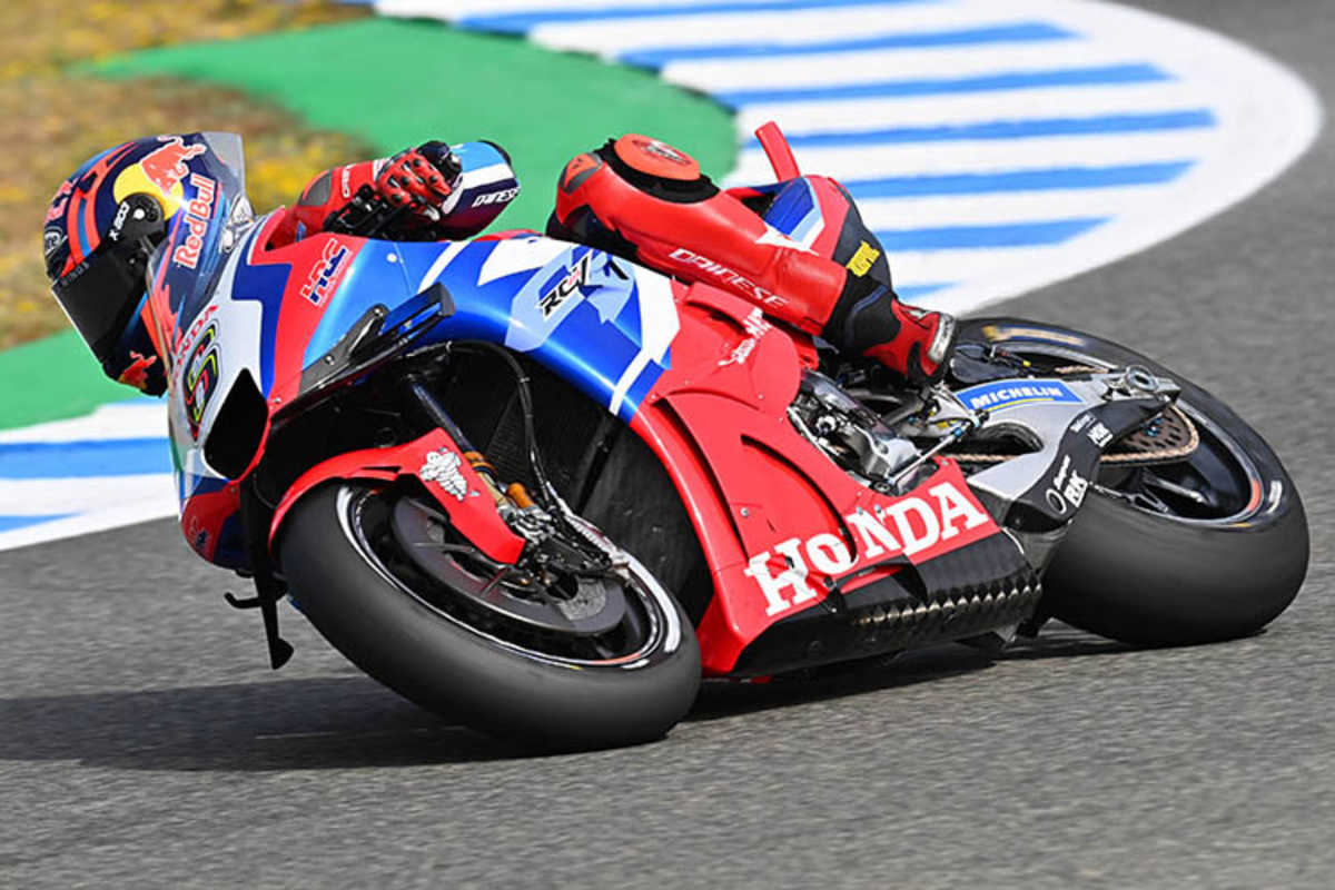 HRC-Testfahrer Stefan Bradl