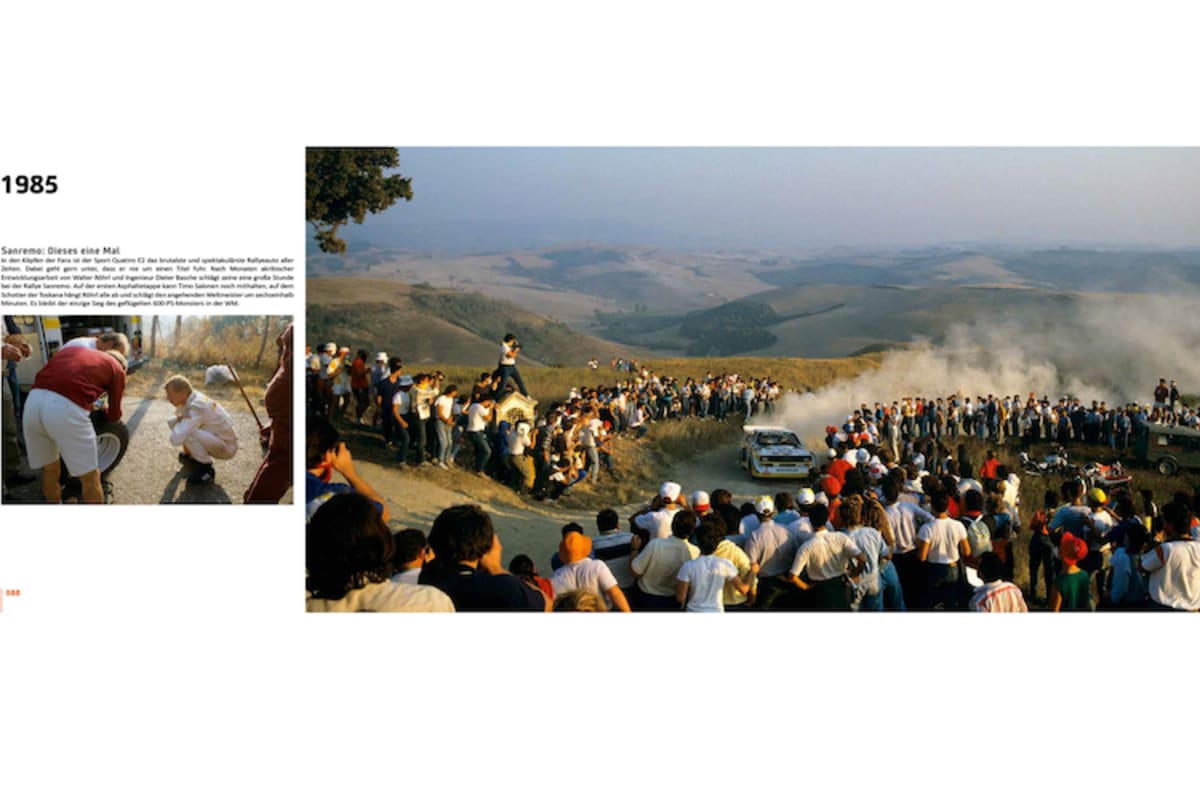 Walter Röhrl und Audi Quattro werden gebührend gewürdigt