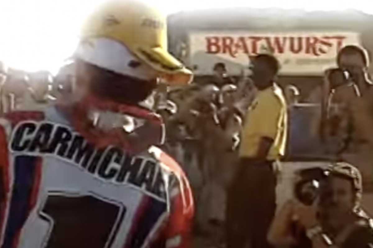 Ricky Carmichael 2003 in Glen Helen, Bratwurst gab es auch