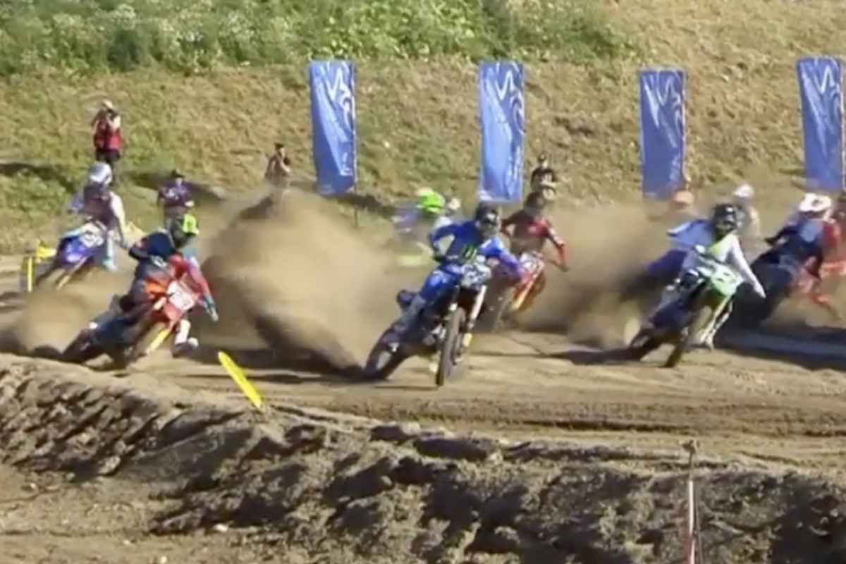 Coldenhoff, Febvre und Jacobi lagen nach dem Start gleichauf und führten das Feld an