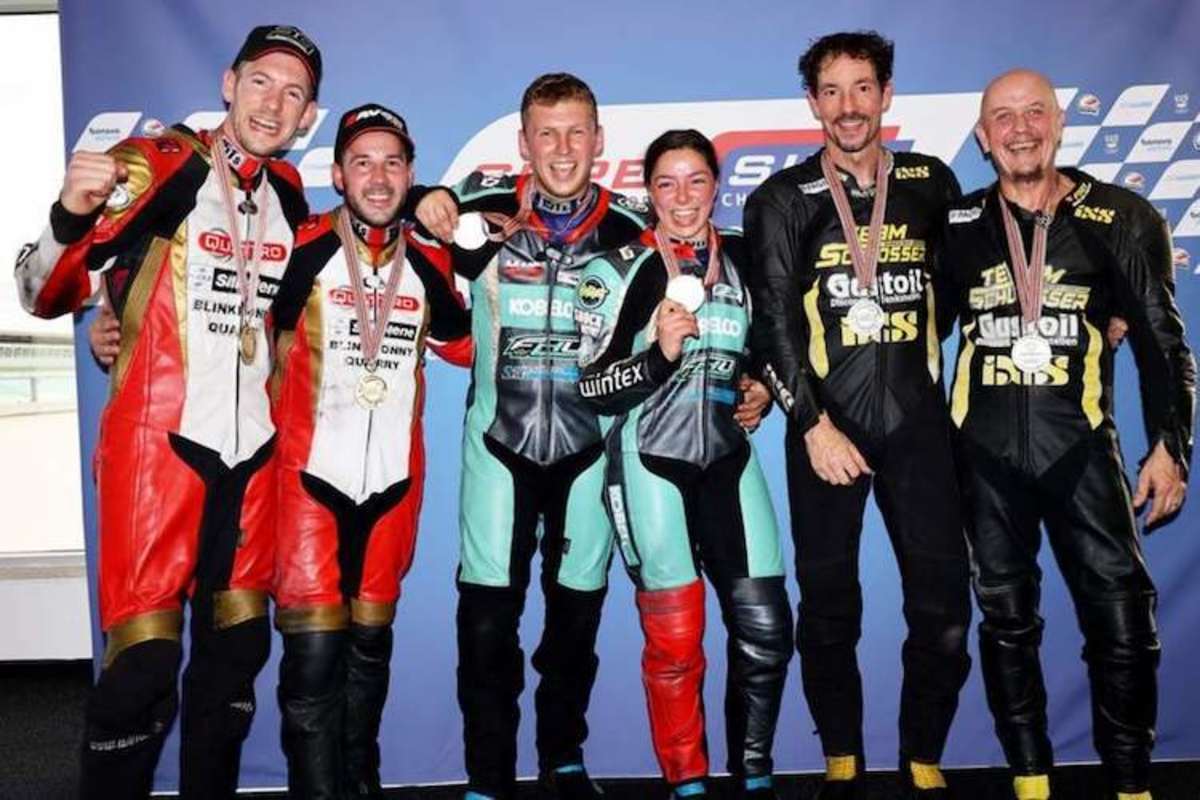 In der Seitenwagen-WM triumphierte Todd Ellis mit Beifahrerin Emmanuelle Clement