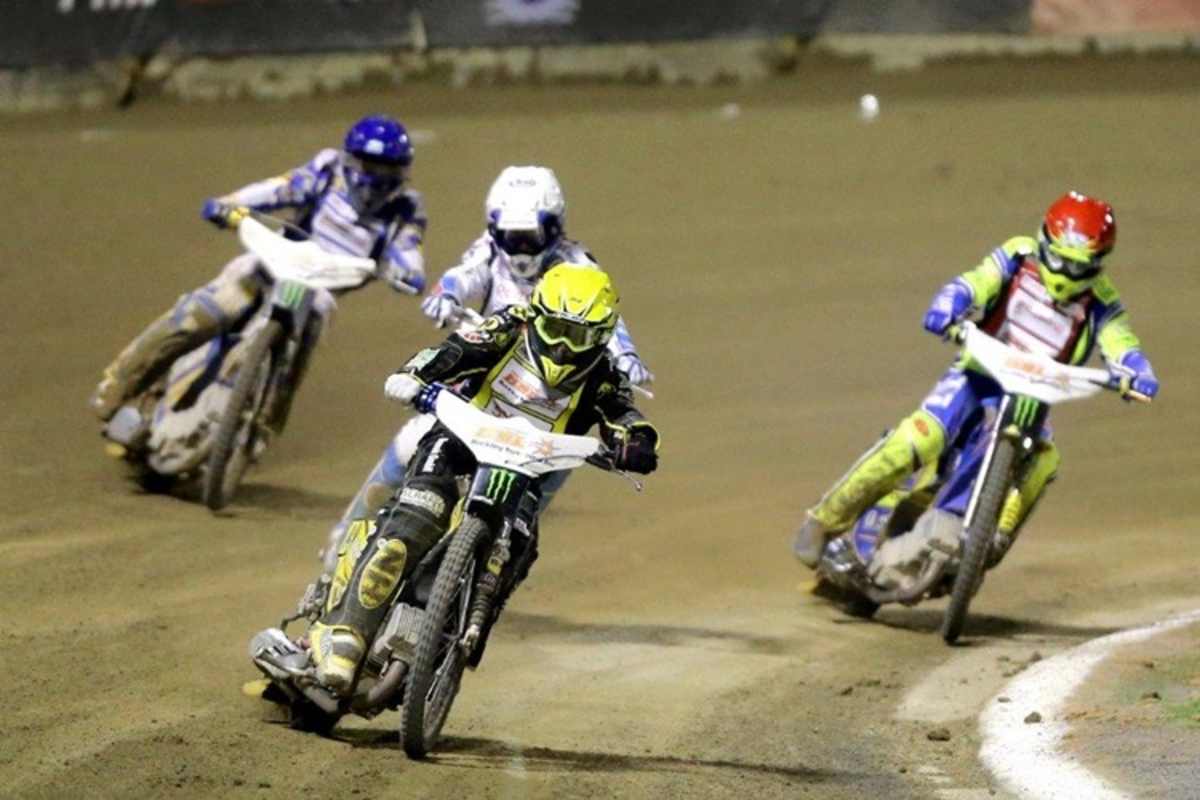 Das Finale - Martin Smolinski, Nicki Pedersen, Krzysztof Kasprzak und Freddie Lindgren