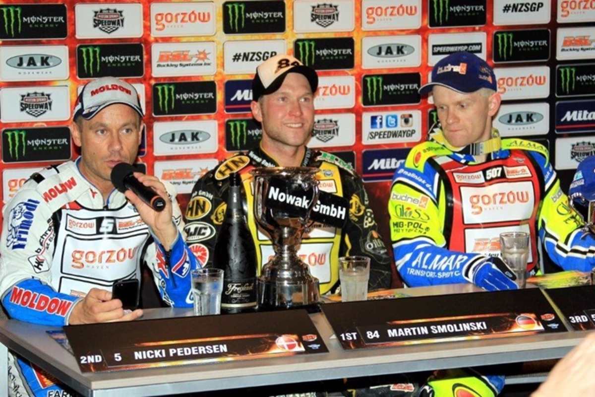 Die Top 3 bei der Pressekonferenz