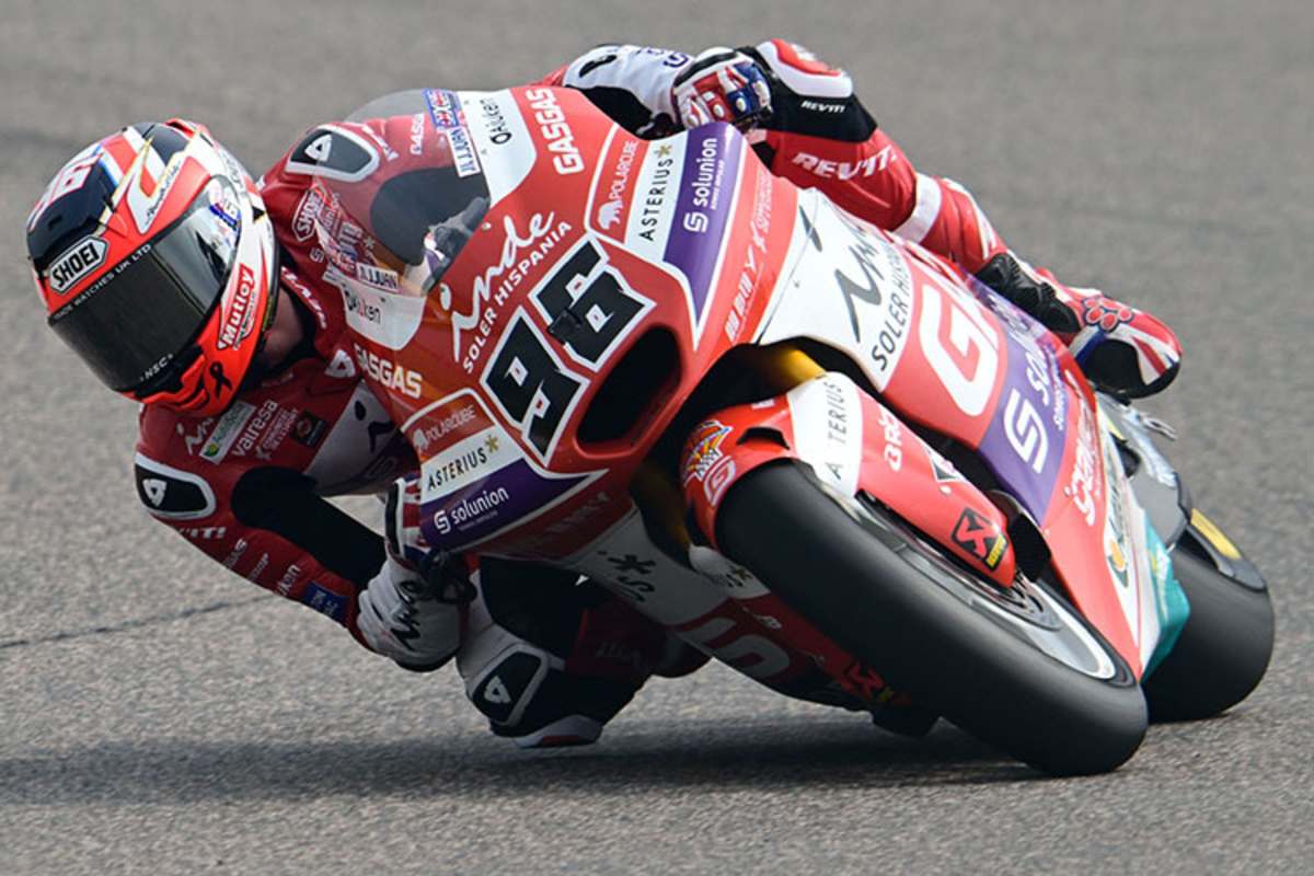 Jake Dixon auf der Kalex des GASGAS-Teams von Jorge Martinez