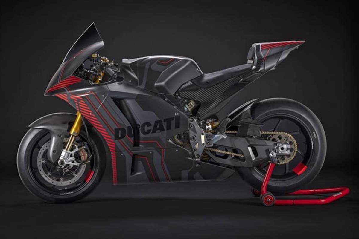 Der MotoE-Prototyp mit der Bezeichnung V21L