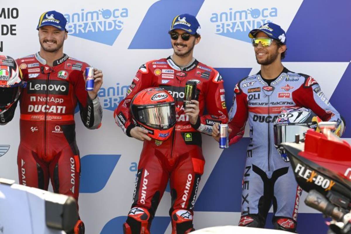 Francesco Bagnaia, Jack Miller & Enea Bastianini