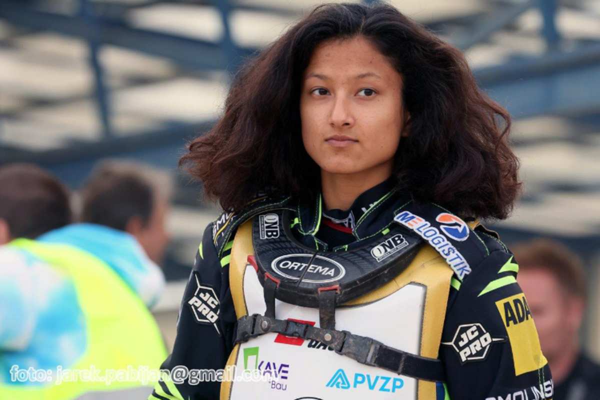 Patricia Erhart war die einzige Frau im Feld