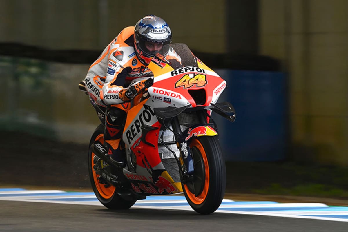 Verursachte den Abbruch: Pol Espargaró im FP1