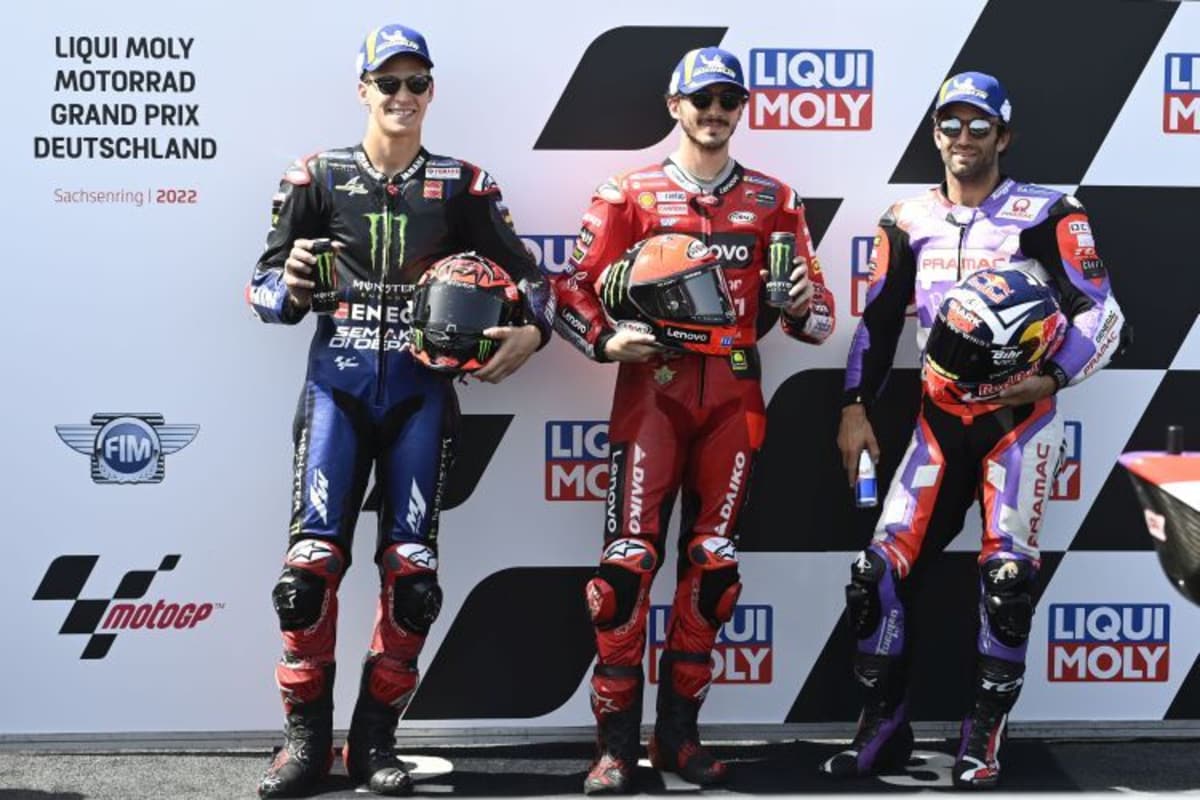 Francesco Bagnaia, Fabio Quartararo & Johann Zarco